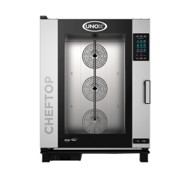 10 tálcás UNOX CHEFTOP Plus elektromos kombisütő digitális vezérléssel (GN2/1)